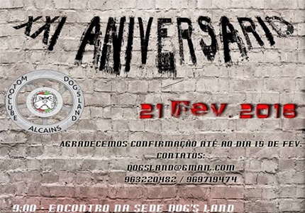 XXI Aniversádio do Moto Clube de Alcains - Dog's Land