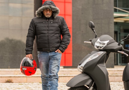 Equipamento e Acessórios de motociclismo - Bering e Airoh - Conjunto urbano de Homem para o Inverno