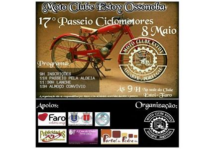 17º Passeio de Ciclomotores do Moto Clube de Estoy - Ossonoba