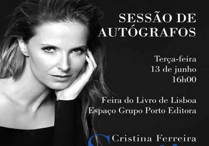Cristina Ferreira apresenta "Sentir" na Feira do Livro de Lisboa