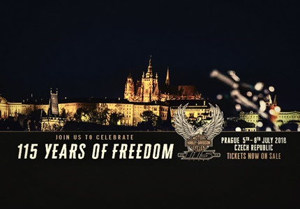 Harley-Davidson celebra 115º Aniversário em Praga