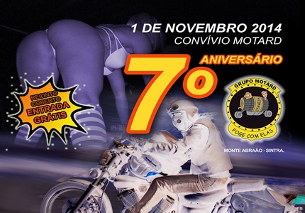Festa 7º Aniversário do Grupo Motard Foge com Elas