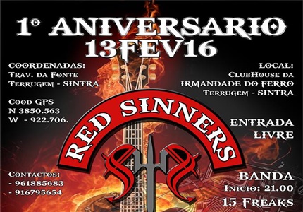 1º Aniversário Red Sinners Sintra