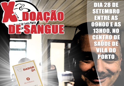 X Doação de Sangue do Clube Motard Santa Maria