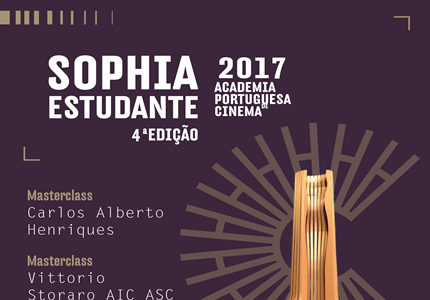 Prémios Sophia Estudante 2017: Academia Portuguesa de Cinema promove masterclasses e divulga nomeados