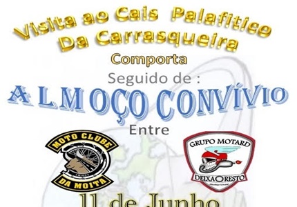 Moto Clube da Moita organiza passeio ao Cais Palafitico da Carrasqueira - Comporta