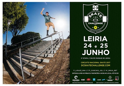 Leiria prepara-se para receber a 2ª Etapa do DC Skate Challenge by Moche 2017