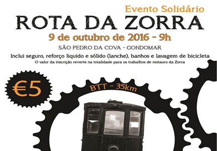 Rota da Zorra - Evento Solidário - Inscrições abertas