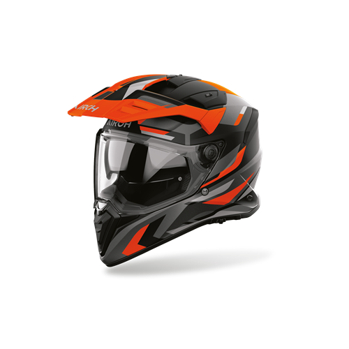Capacete AIROH BADX-X GLITCH Laranja Mate