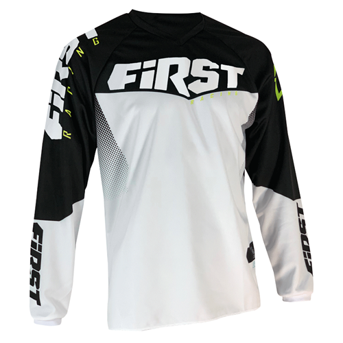 Camisola GP Branco/Preto/Fluo 2020