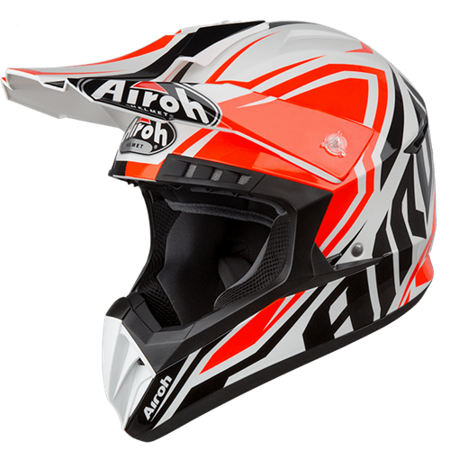 Capacete SWITCH IMPACT Laranja Gloss AIROH 2019