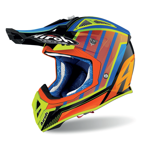 Capacete AVIATOR 2.3 GLOW Chrome Laranja 2020