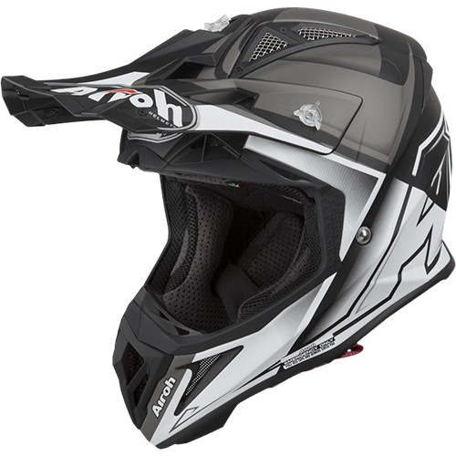 Capacete AVIATOR 2.2 CHECK Branco Mat AIROH 2019