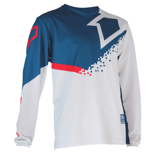 Camisola DIRT Azul/Verm/Branco 2020