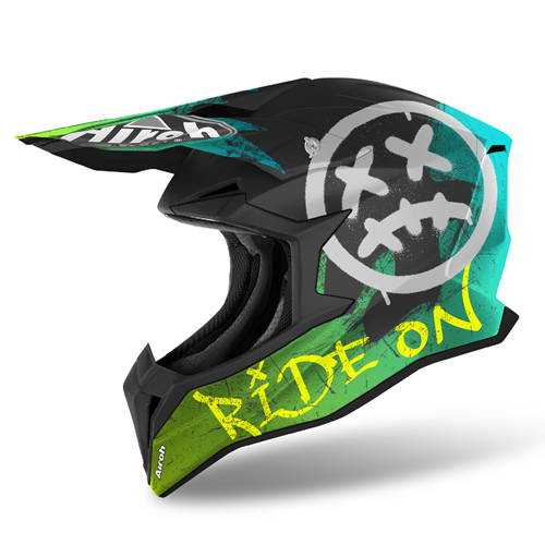 Capacete WRAAP SMILE Amarelo Matt AIROH 2020