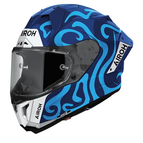 Capacete AIROH GP800 SWAIN Azul Gloss