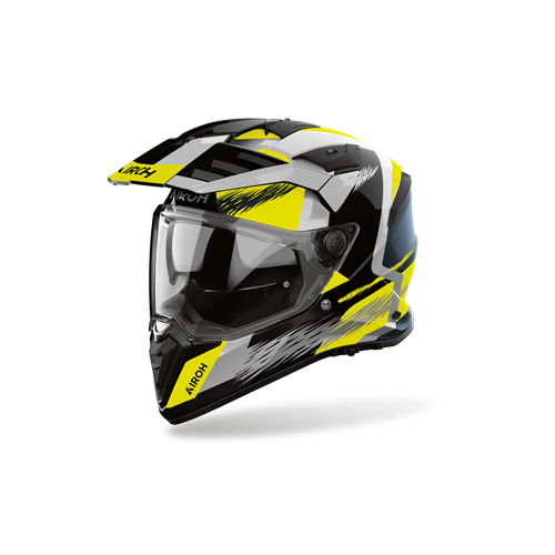 Capacete AIROH BADX-X AIRSPEED Amarelo