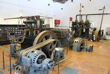 Museu Mineiro do Lousal - Geradores elétricos