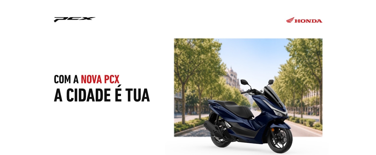 Com a nova PCX a cidade é tua. Chego antes e com estilo.