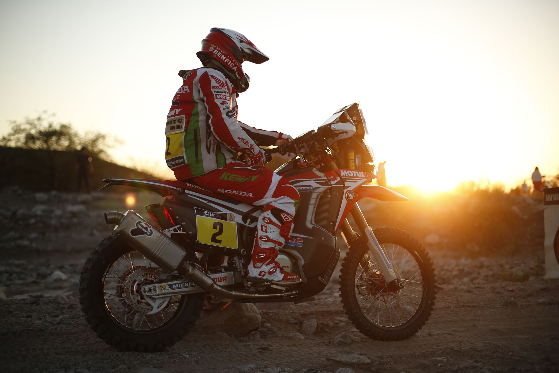 Racer Dakar байкер