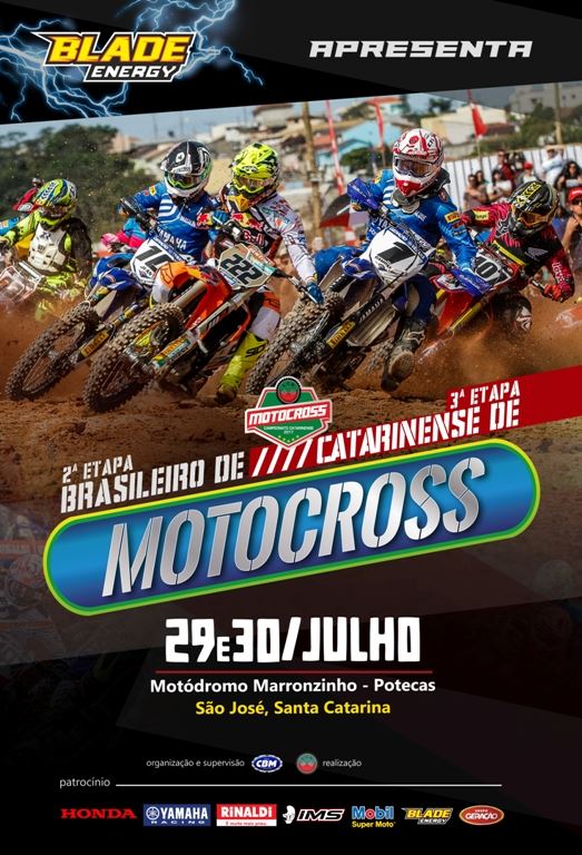 Corrida de Motos 2 Tempos vai esquentar o Catarinense de Motocross