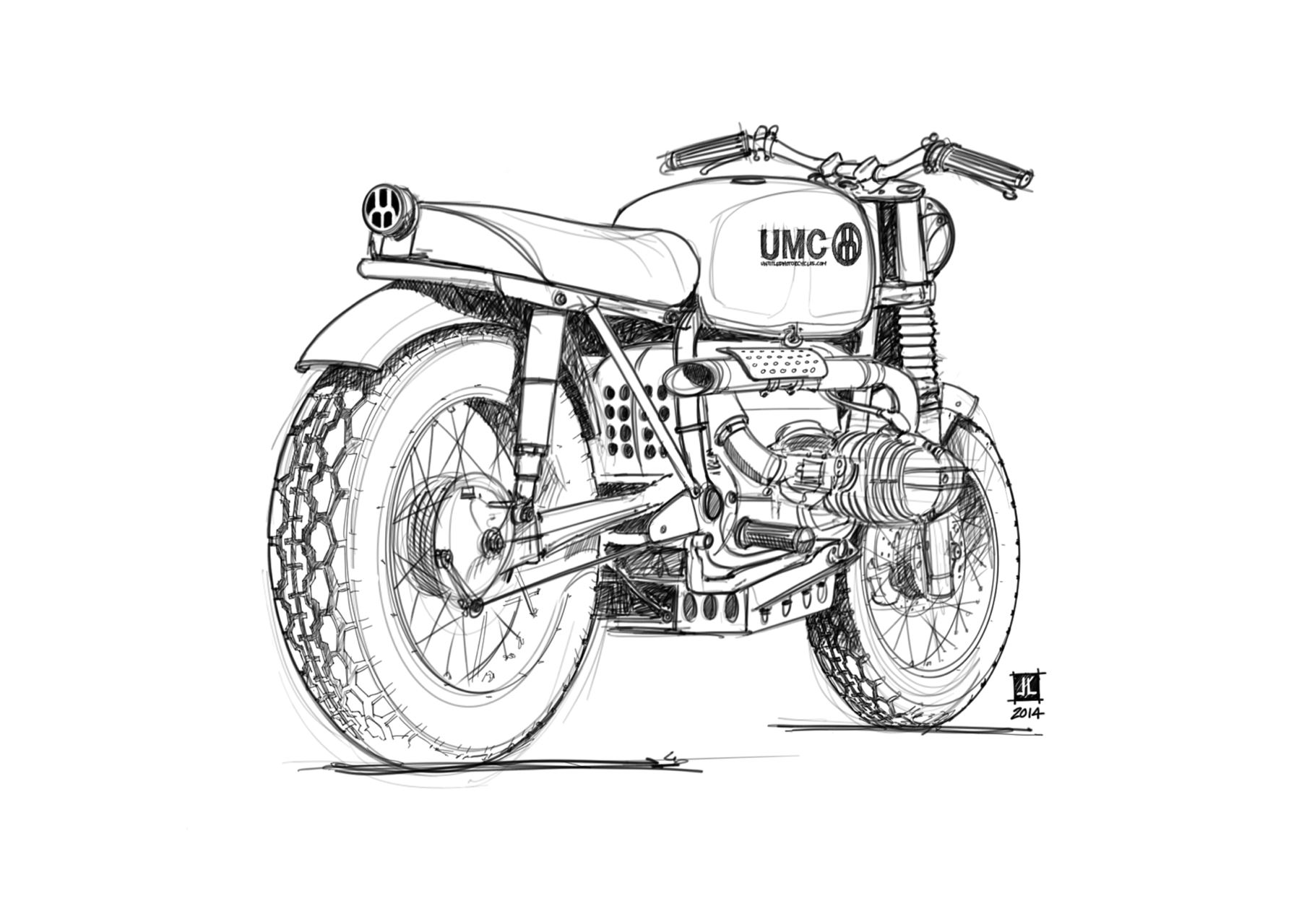 Desenhos de motos para colorir (vários modelos)