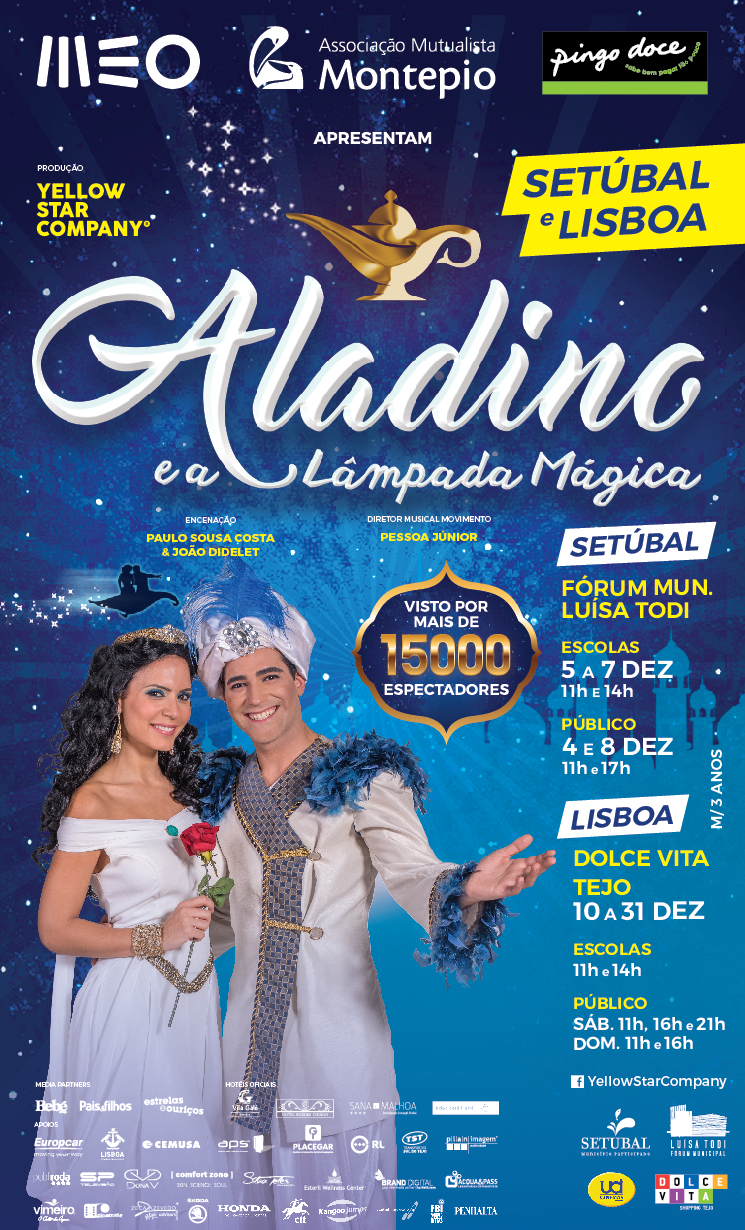 Porto  Aladino e a Lâmpada Mágica - Teatro Sá da Bandeira