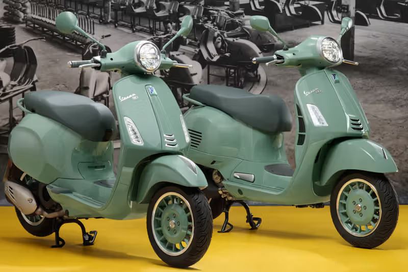 Vespa assinala 80 anos com edições especiais e celebração em Roma