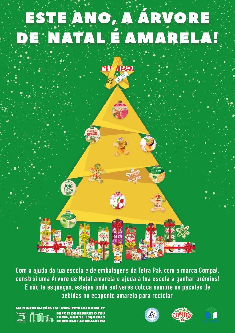 Tetra Pak e Compal dão nova cor às arvores de Natal em nome da reciclagem -  Gastronomia - Cardápio