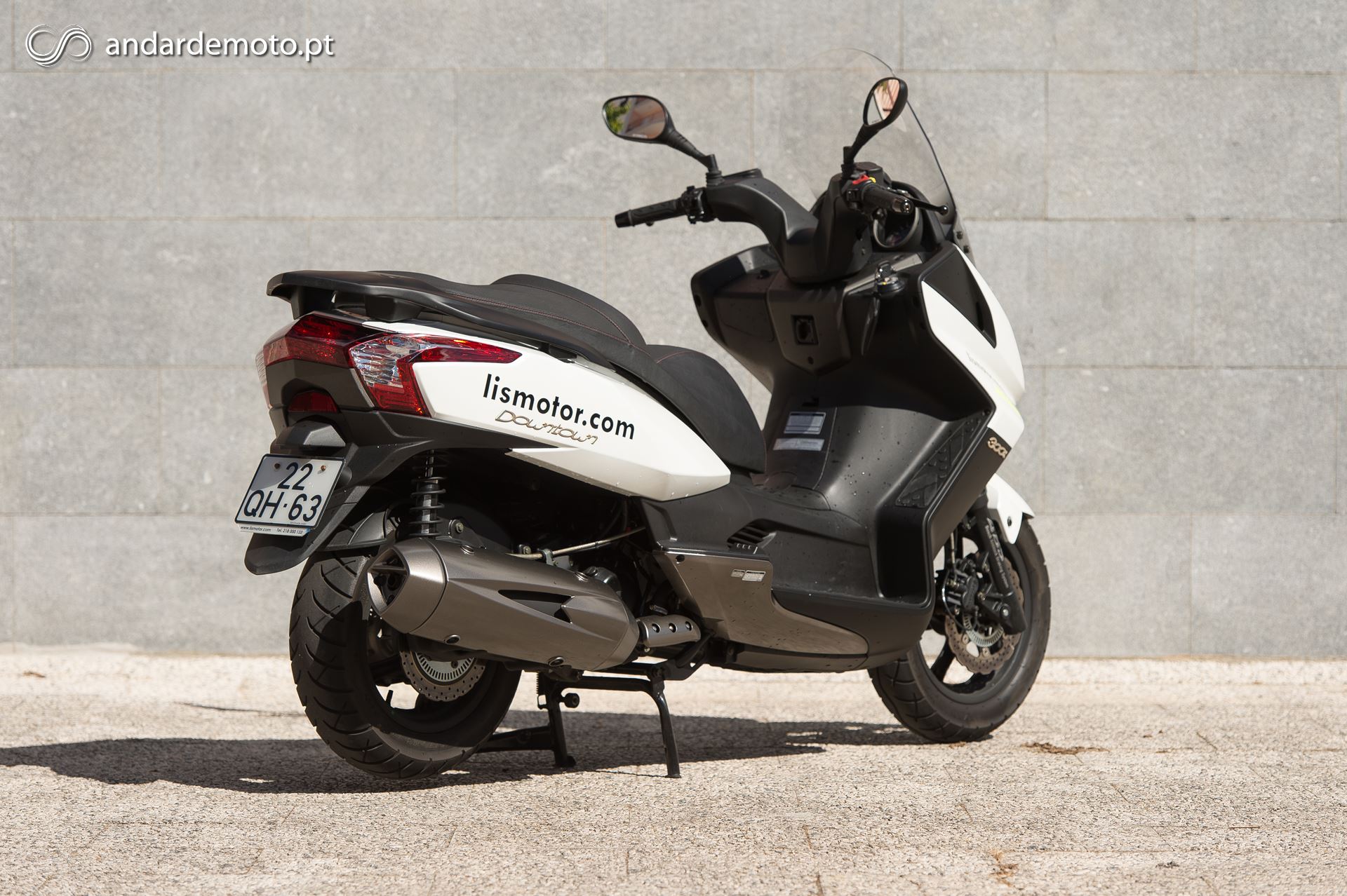 1000Km com a Kymco Downtown 300 - Test drives - Andar de Moto