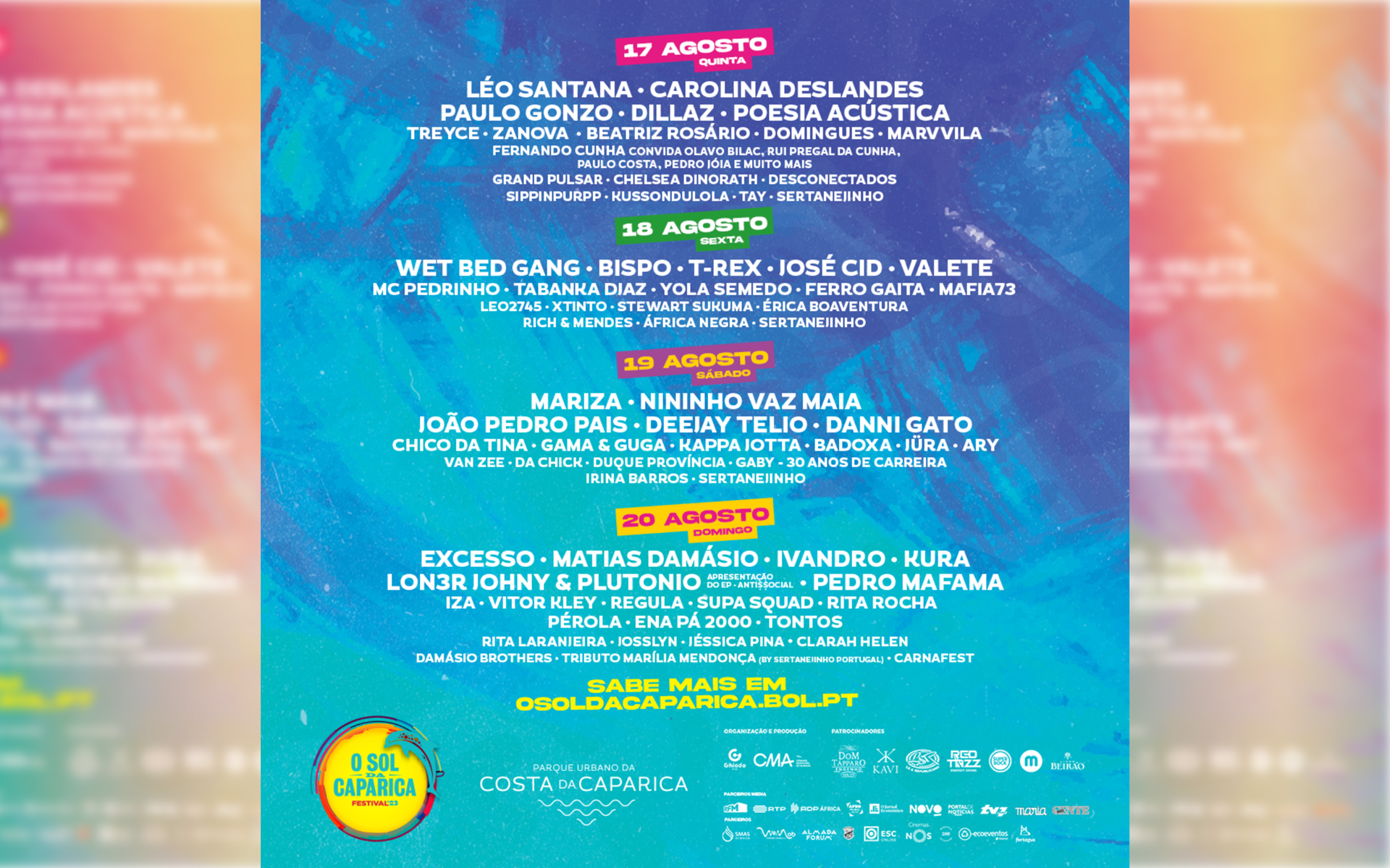 Festival O Sol da Caparica com novas confirmações