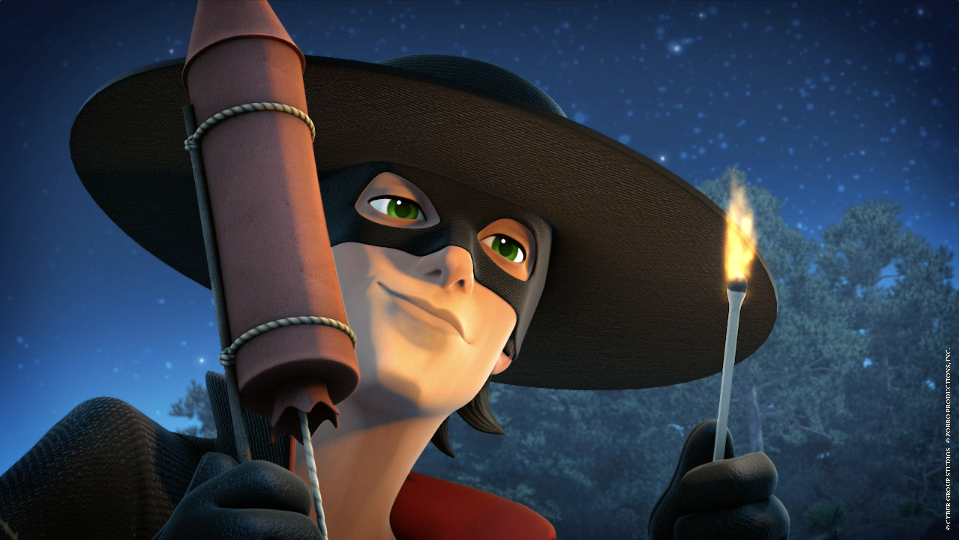 Canal Panda estreia As Crónicas de Zorro em 3D - Kids - Crianças