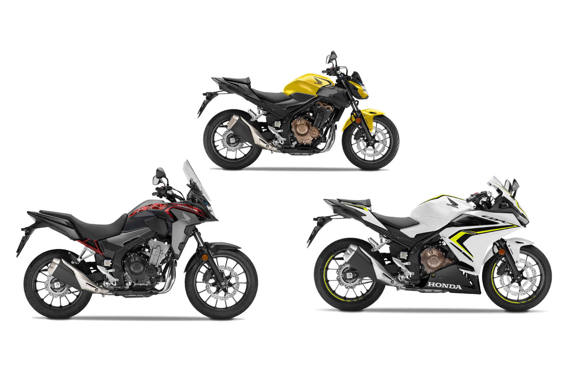 Honda CB 500X e CB 500F 2024: novas cores para a crossover e naked