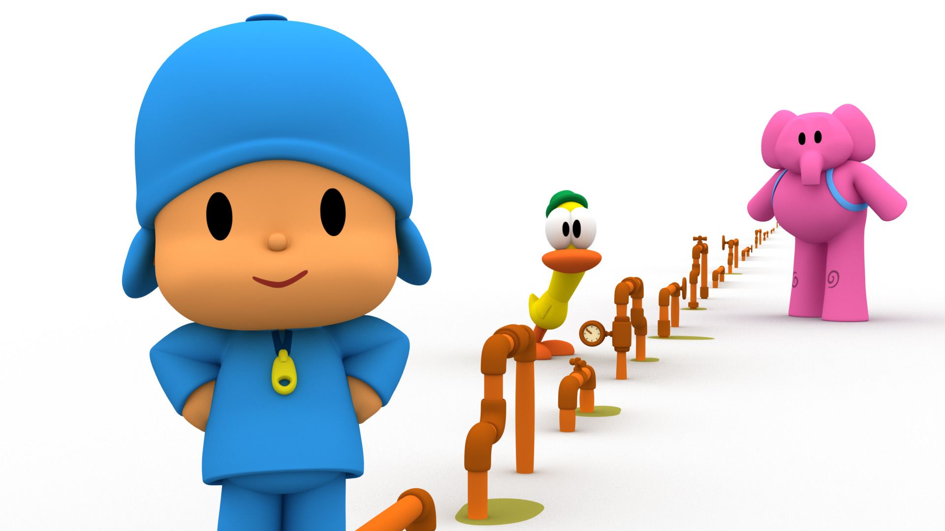 Canal Panda - Pocoyo nos Jogos Olímpicos - Estafetas Barreiras