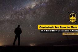Caminhada noturna Lua Nova de Maio - Peninha