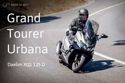 Teste Daelim XQ1 125 D - Grand Tourer Urbana