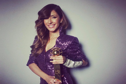 Ana Moura recebe terceiro Globo de Ouro