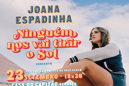 Joana Espadinha anuncia novo disco em concerto na Casa do Capitão