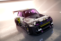 R5 TURBO 3E, nascido para “driftar” - 100% elétrico, pensado para os circuitos, em particular para o drift. 