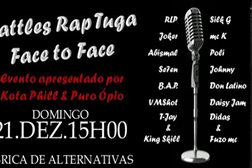 Batalha de Rap Battles RapTuga Face to Face em Algés