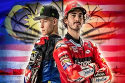 MotoGP, 2022, Malásia, Antevisão - Frente a frente, Bagnaia e Quartararo - Sepang pronto para o duelo pelo título