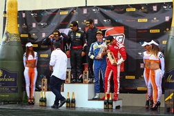 Rafael Lobato sobe ao pódio de Vila Real - Campeonato Nacional de Velocidade 2014 - Vila Real Racing Weekend