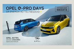 “Dá energia ao teu negócio”: campanha Opel e-Pro Days  - Condições especiais para aquisição de modelos bev da marca