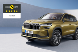 Škoda Kodiaq e Superb obtêm a classificação de cinco estrelas Euro NCAP - Pontuações máximas para a proteção dos ocupantes adultos e crianças