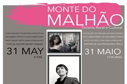 «Monte do Malhão» leva a cabo sarau cultural com pintura, documentário, gastronomia e fado