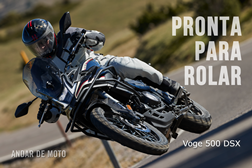 Teste Voge 500 DSX - Pronta para Rolar