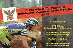 1º Passeio BTT e Pedestre dos Bombeiros Voluntários de Monção