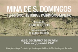 Lançamento de livro sobre Mina de São Domingos