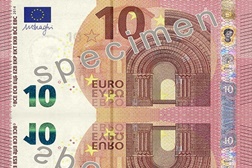 Nova nota de 10 Euros entra em circulação a 23 de Setembro de 2014