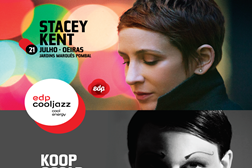 Stacey Kent e Koop Oscar Orchestra nos jardins do edpcooljazz 2016